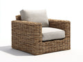 Polyrattan Gartensessel 88x82x84 cm - Natur-Beige - Rustikales Gartendesign