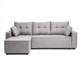 Ecksofa Stoff 275x170x84 cm - Hellgrau - für Wohnzimmer - Modernes Design