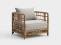 Polyrattan Gartensessel 86x78x82 cm - Natur-Beige - Modernes Gartendesign